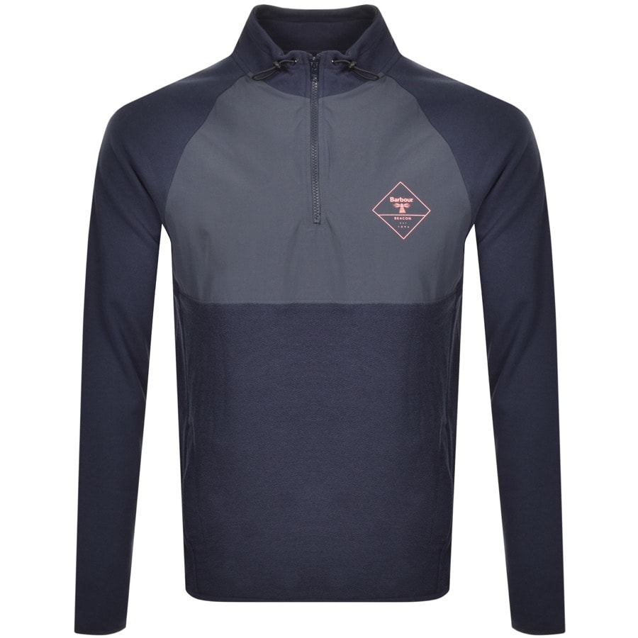 Alternative Image for ProductBarbour Beacon Tarn Half Zip Sweatshirt Navy1